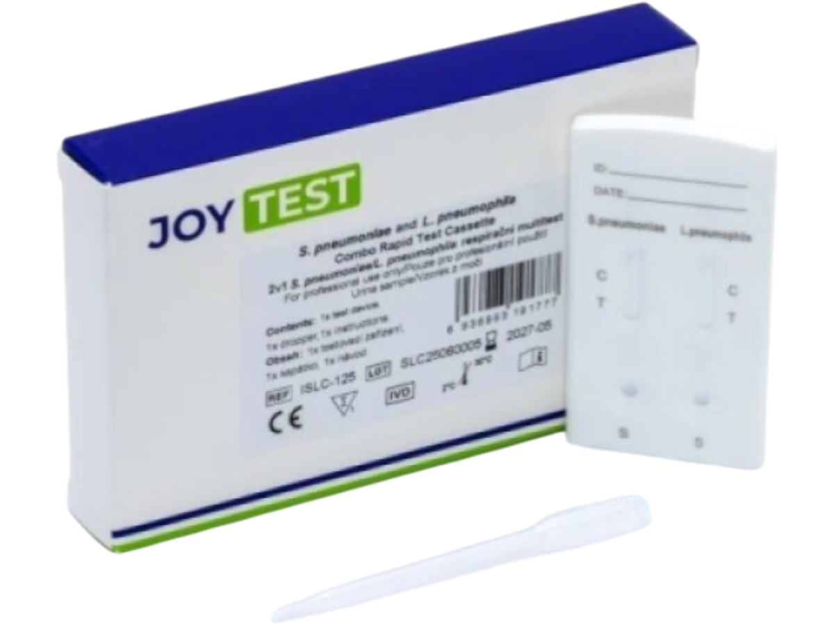 1x 2v1 – antigenní test na S. pneumoniae a L. pneumophila z moči