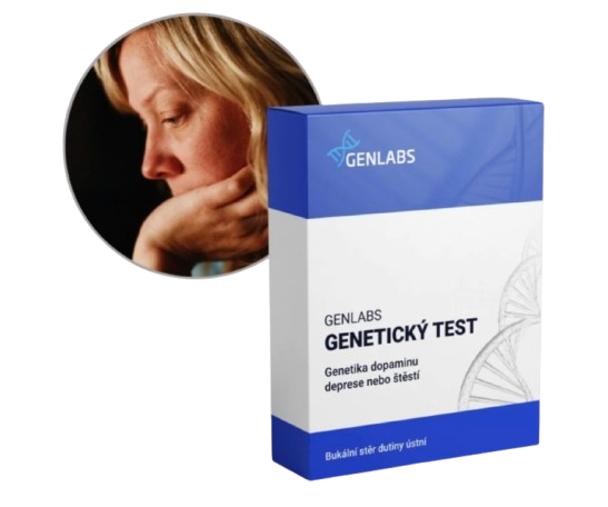 1x Dopaminové receptory (DRD2: Taq1A, -141 C ins/del)