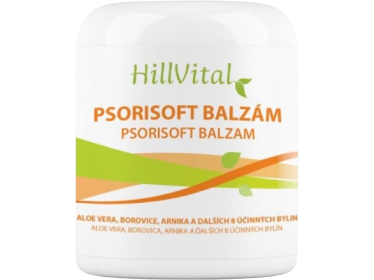 HillVital Psorisoft balzám, na kožní problémy, 250ml