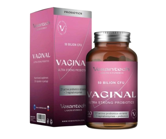 Vesantech Laboratories Probiotika Vaginal, 60 kapslí