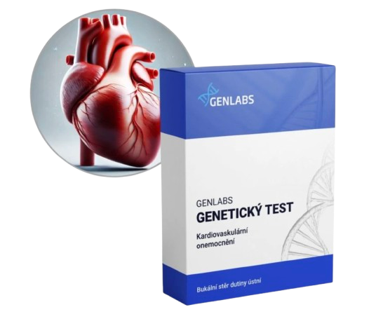 1x Kardiovaskulární onemocnění (Faktor V Leiden, MTHFR, ApoE, ACE, PAI-I, FXIII,eNOS3)