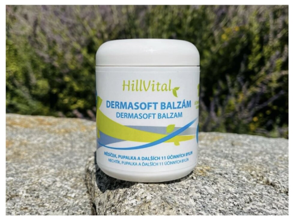HillVital Dermasoft balzám, na kožní problémy, 250 ml