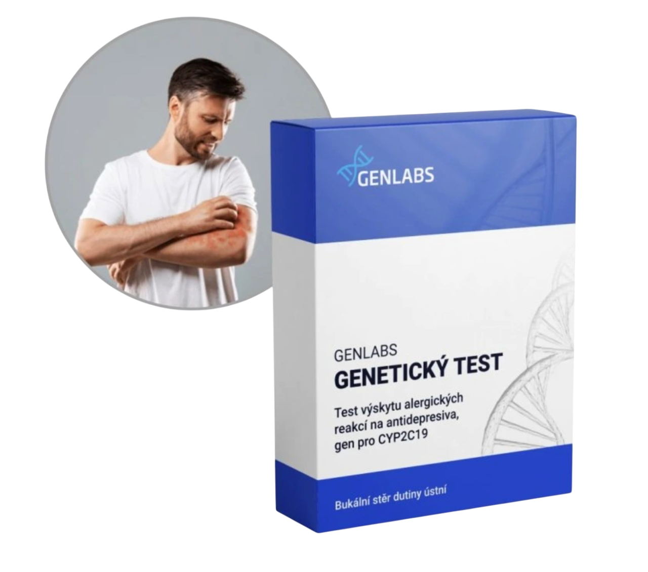 1x Metabolismus léků (CYP2C19), reakce na antidepresiva