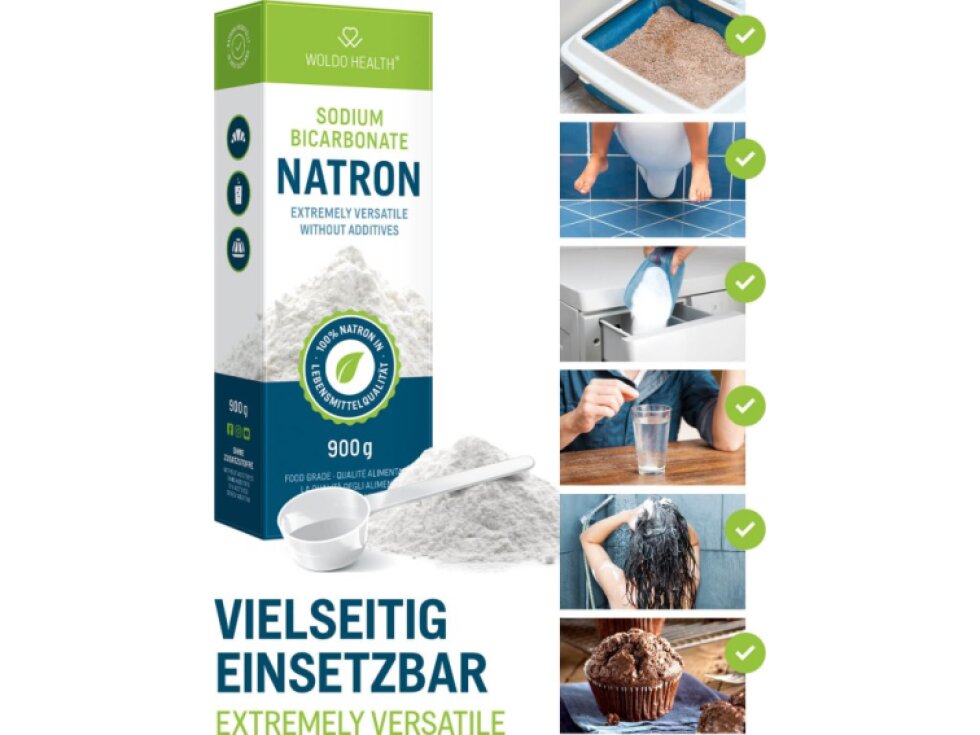 WoldoHealth® Jedlá soda, 900g