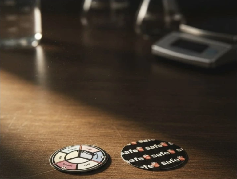 Drink Spiking Testovací samolepky na drogy v nápoji, 40 ks 3 balení + 1 zdarma