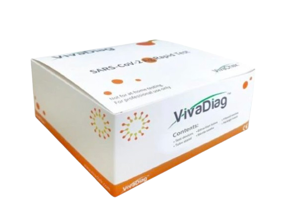 25x VivaDiag Antigenní rychlotest na COVID-19 z přední části nosu/úst (i pro DĚTI) - PRO SEBETESTOVÁNÍ (26 Kč/ks)