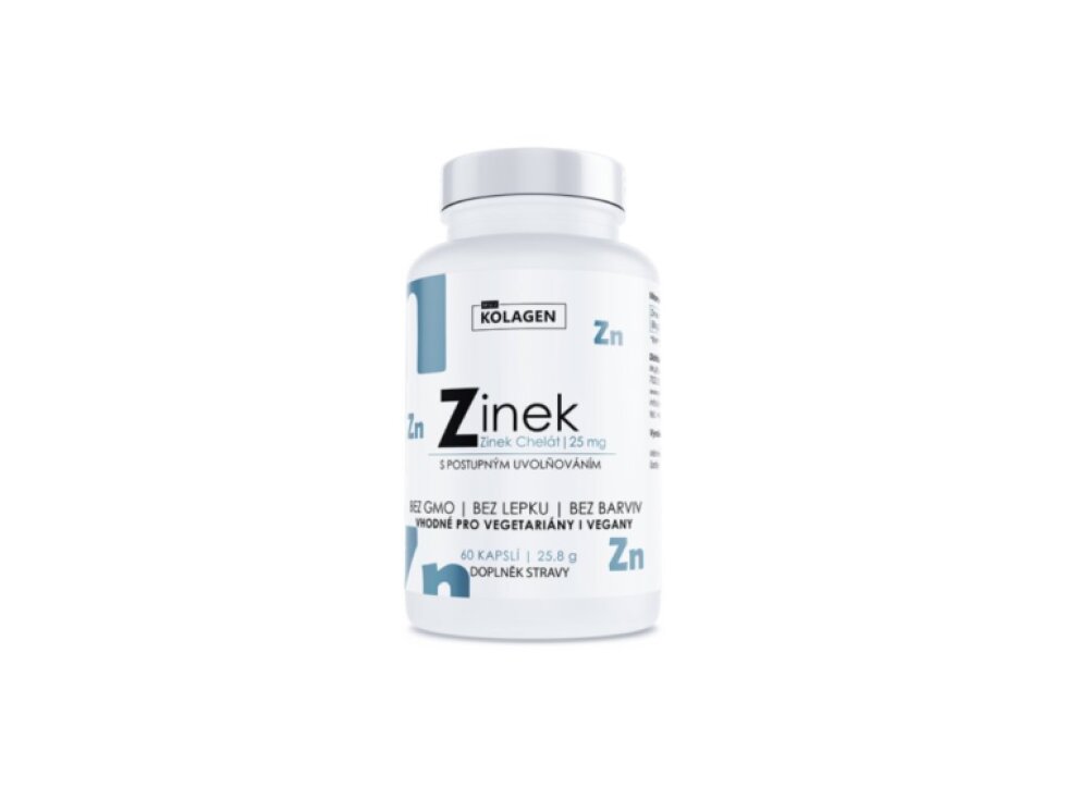 MujKolagen ZINEK Chelát, 60 kapslí