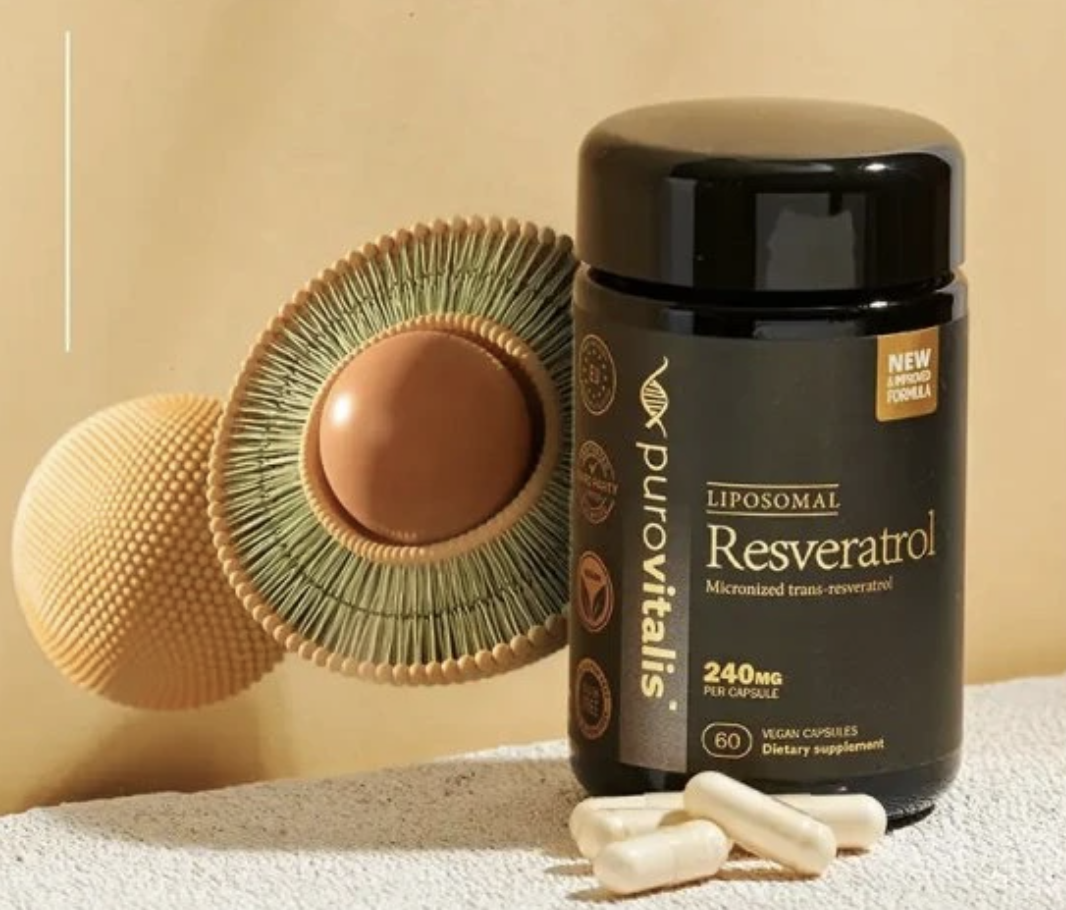 Purovitalis Liposomální Resveratrol 240mg, 60 kapslí