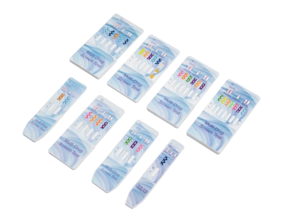 1x Healgen Multi drogový test na 7 drog (AMP, MET, THC, COC, BZO, OPI, MDMA) z moči ( kód 1344)