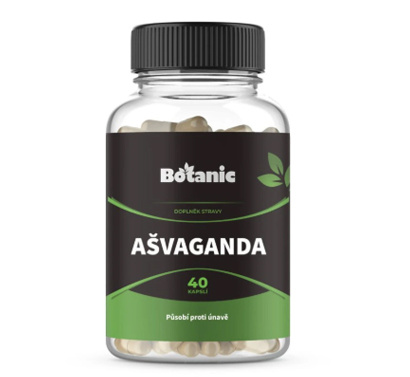 Botanic Ašvaganda, 40 kapslí