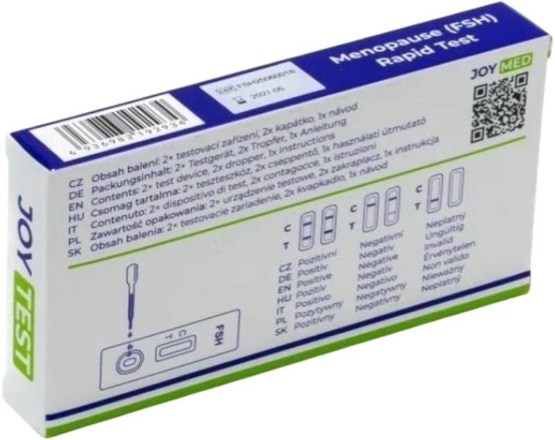 2x Menopauza (FSH) test z moči