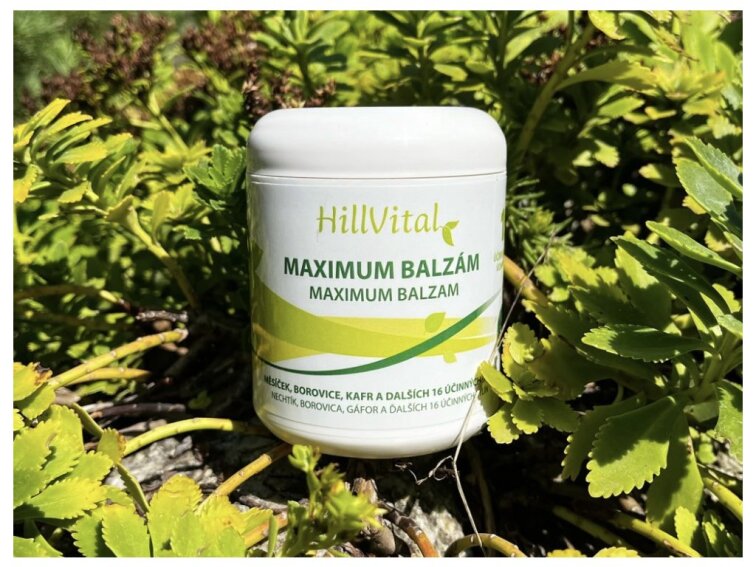 HillVital Maximum balzám na revma a bolest kloubů, 2x250ml