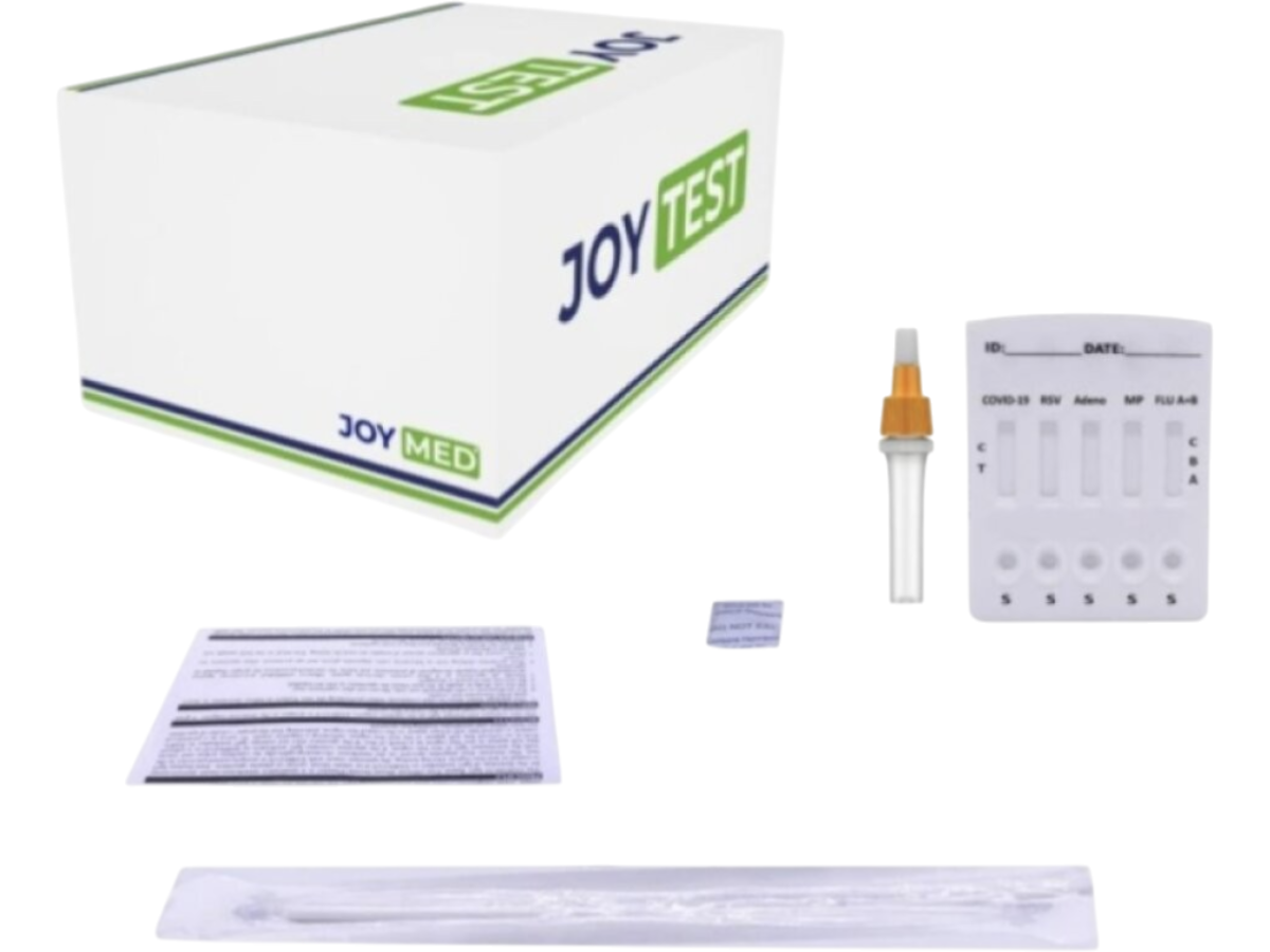 20x Multi test 6v1 (M.- SARS-CoV-2/Chřipka A+B/Pneumoniae/Adeno/RSV) z nosohltanu