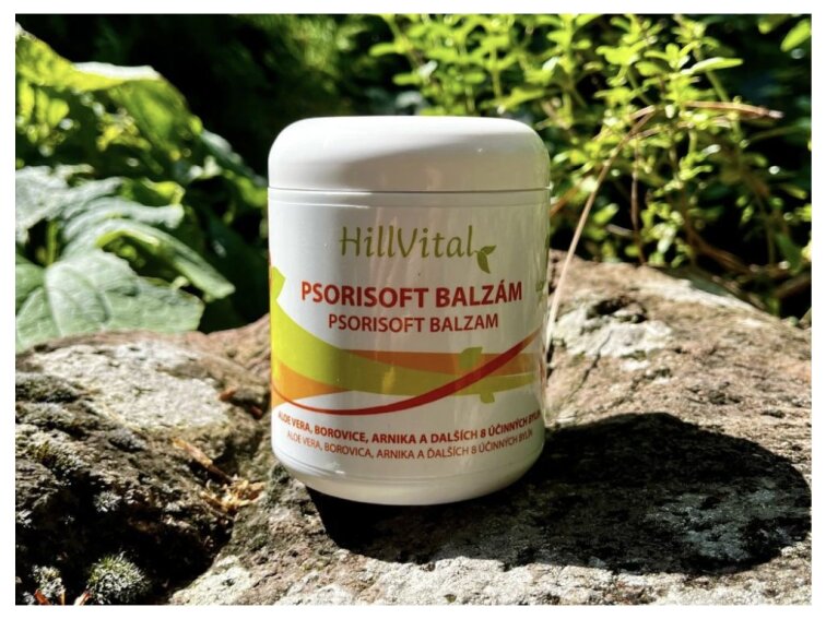 HillVital Psorisoft balzám, na kožní problémy, 250ml