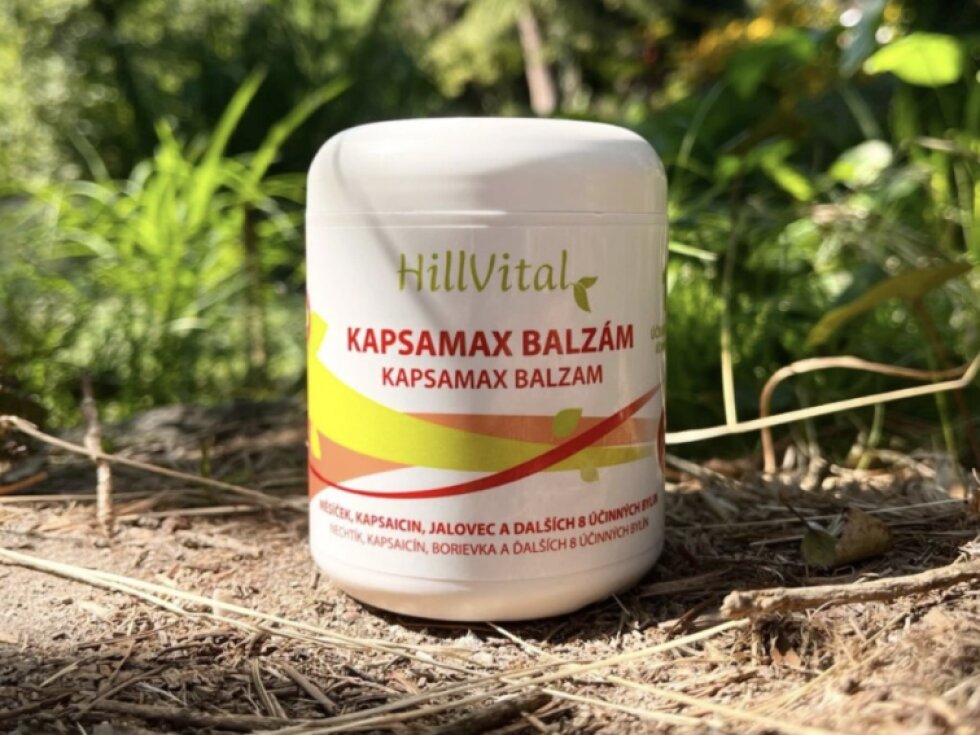 HillVital Kapsamax balzám, na ztuhlé svaly a klouby, 2x250 ml