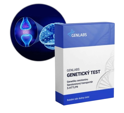 1x Genetika serotoninového transportéru (5-HTTLPR)