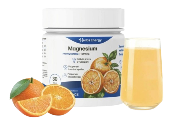Herbs Energy Magnesium Pomeranč 1200 mg, 30 dávek