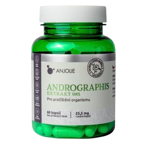 Anjolie Andrographis 98% extrakt, 60 kapslí
