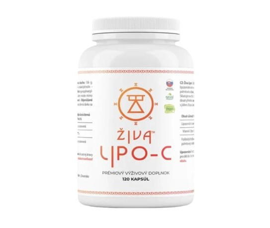 Živa LIPO-C – Vitamin C, 500 mg, 120 kapslí