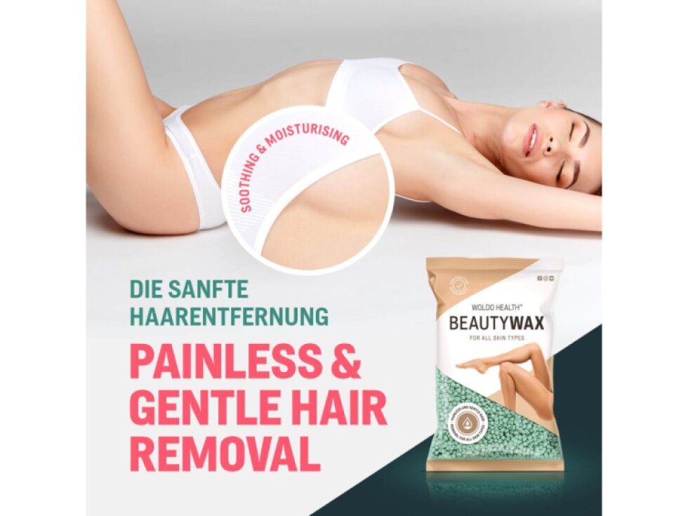 WoldoHealth® Depilační vosk zrnka Aloe vera, 800g