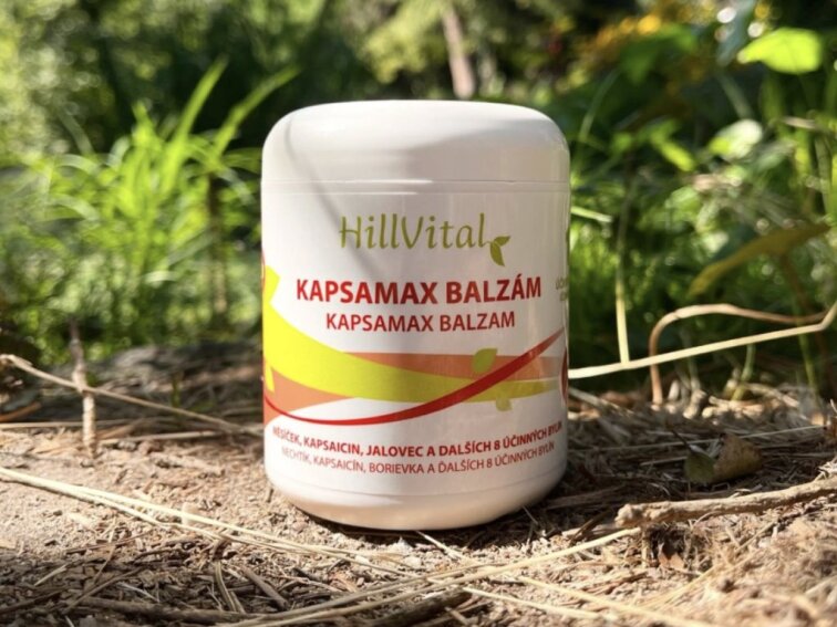 HillVital Kapsamax balzám, na ztuhlé svaly a klouby, 250 ml