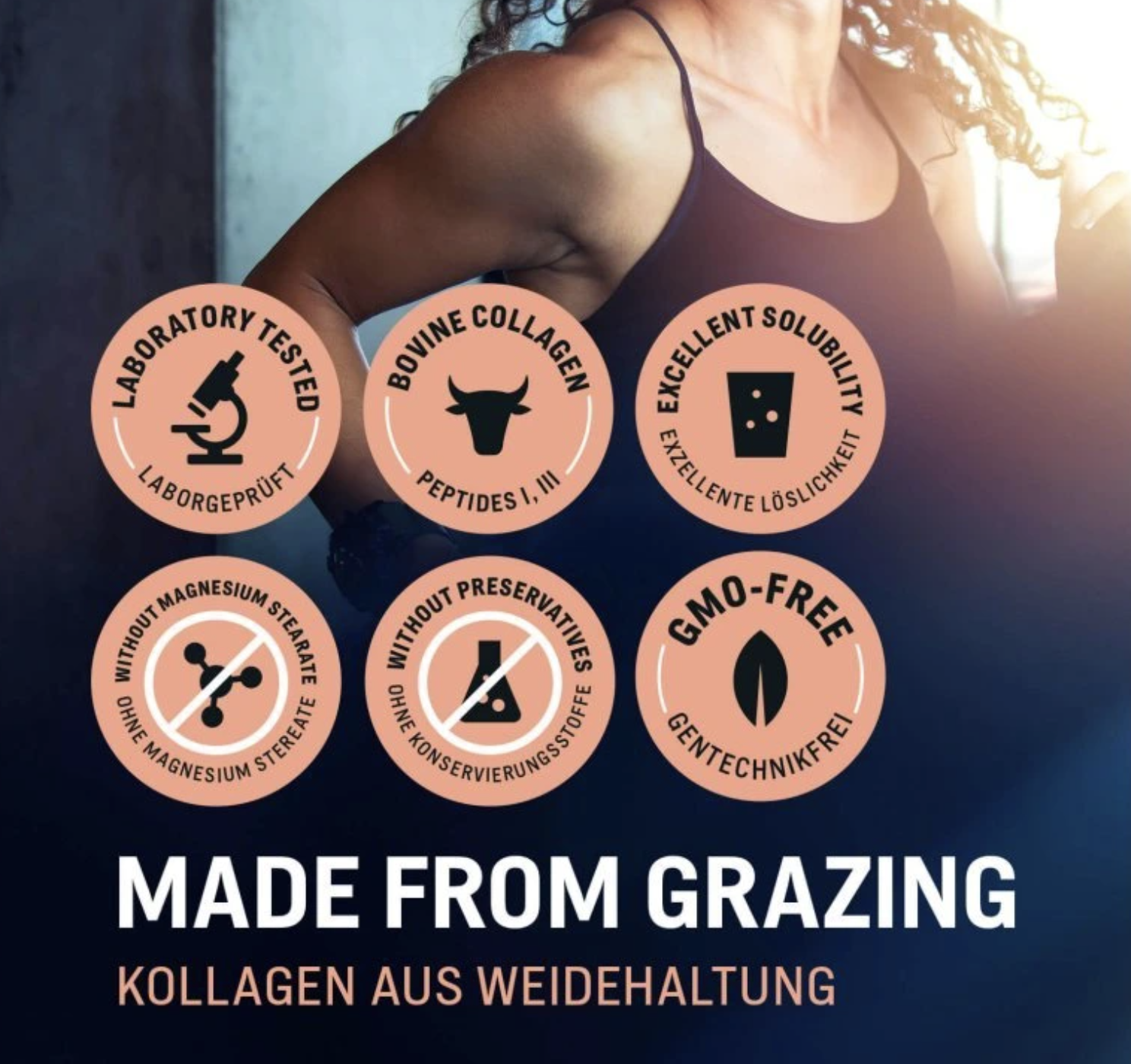 WoldoHealth 100% Hovězí collagen, 1kg