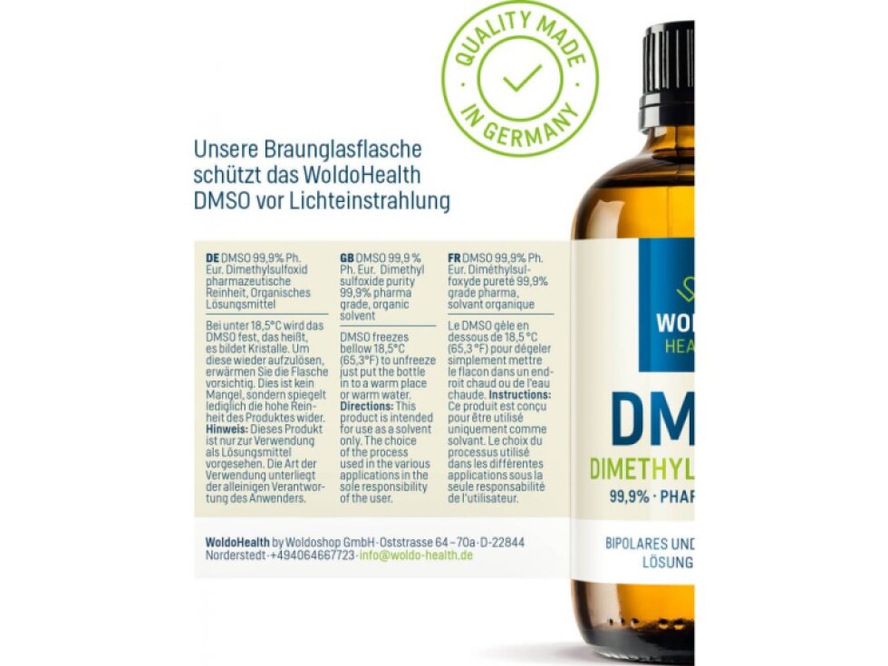 WoldoHealth® DMSO, 100ml