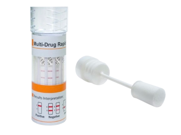 1x Multi drogový test na 12 drog (AMP, THC, COC, OPI..) ze slin ( DSD-8127)