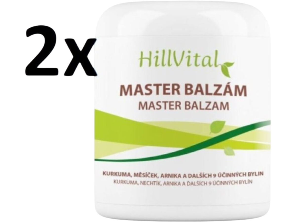 HillVital Master balzám, proti bolesti a otokům, 2x 250ml