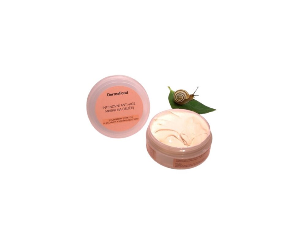 DermaFood Hlemýždí anti-age pleťová maska, 100 ml
