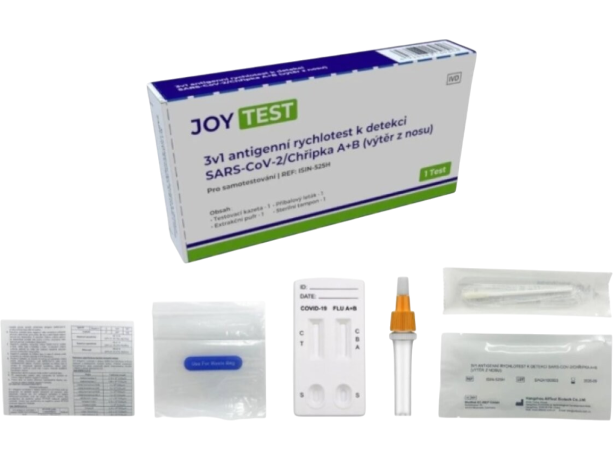 1x 3v1 Test na SARS-CoV-2 z nosohltanu