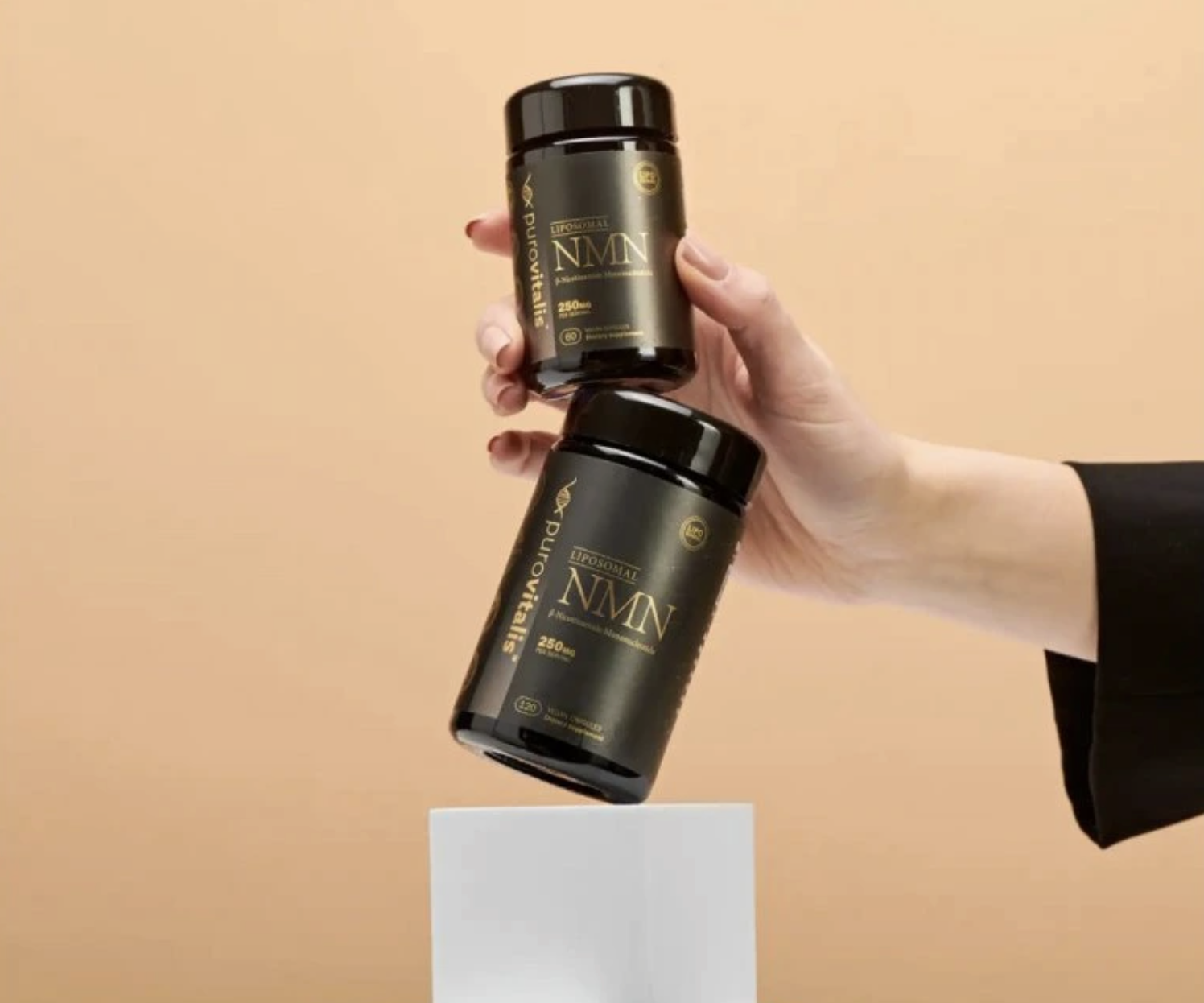 Purovitalis Liposomální NMN - Nikotinamid mononukleotid, 120 kapslí