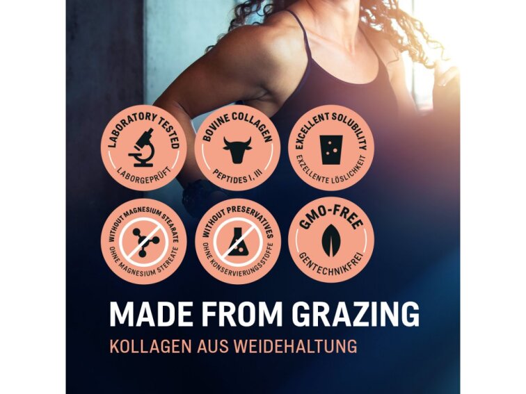 WoldoHealth Čistý kolagen hovězí, 500g