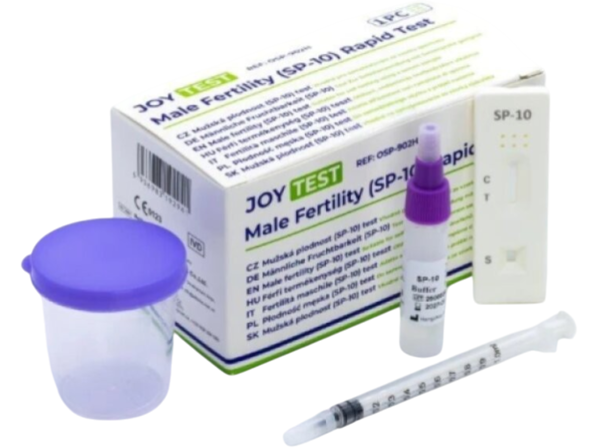 1x Mužská plodnost (SP-10) test ze spermatu
