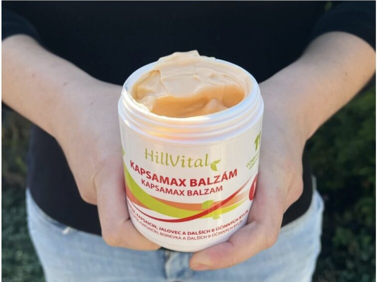 HillVital Kapsamax balzám, na ztuhlé svaly a klouby, 2x250 ml