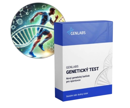 1x Genetický balíček pro sportovce (ACE, ACTN3, Laktóza, Lepek, Histamin, mtDNA)
