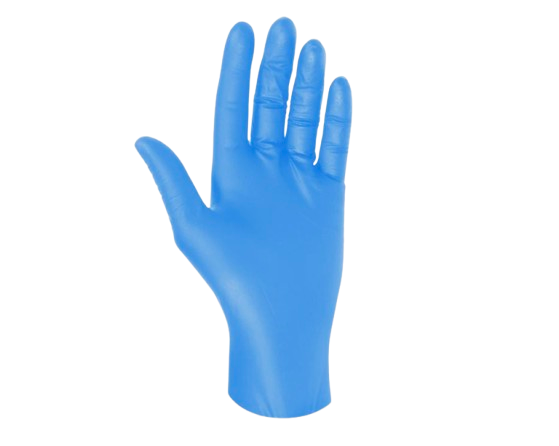 easyCARE AQL 1,0 - nitrilové rukavice, bezpudr., vel. XS, S, M, L, XL (100ks), modrá, nesterilní