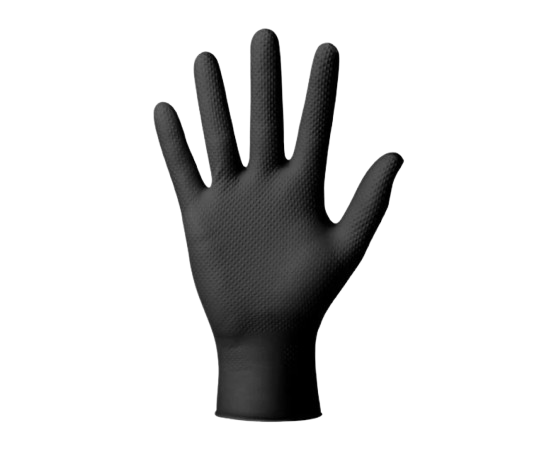 MERCATOR® gogrip black, nitrilové, 50ks