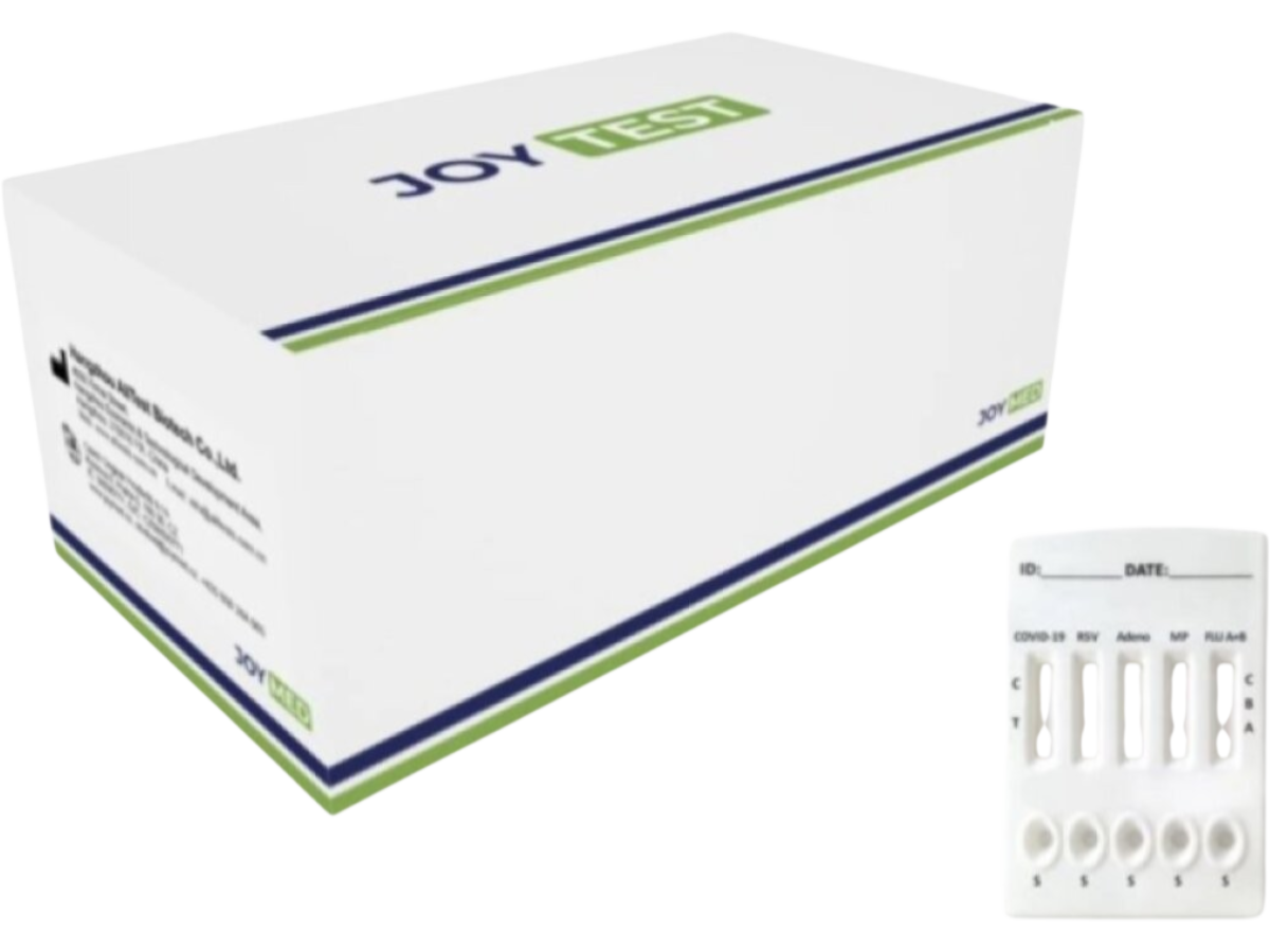 20x Multi test 6v1 (M.- SARS-CoV-2/Chřipka A+B/Pneumoniae/Adeno/RSV) z nosohltanu