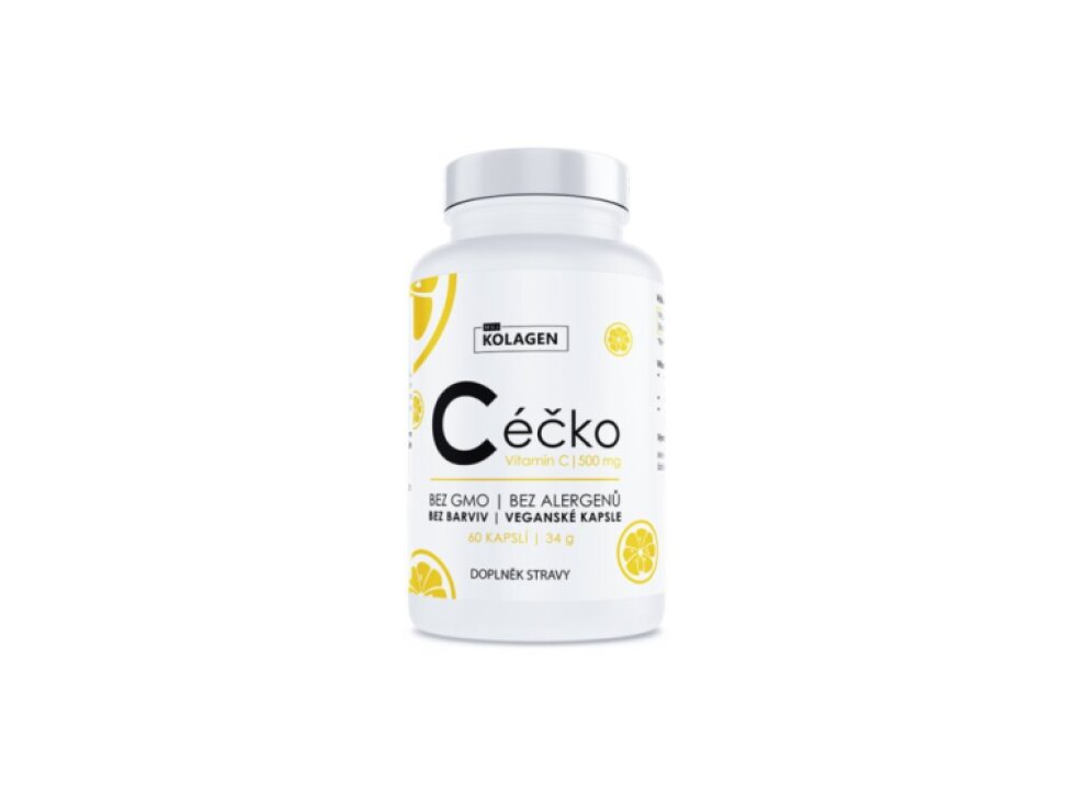 MujKolagen Céčko - Vitamín C, 60 kapslí