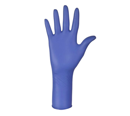 Nitrilové rukavice Mercator NITRYLEX beFree LONG, nepudr., modré,100ks