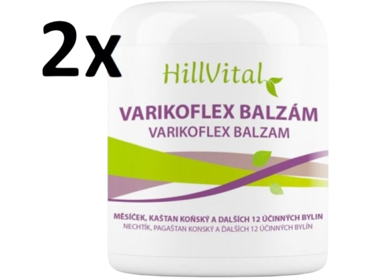 HillVital Varikoflex balzám, na křečové žíly, 2x250ml
