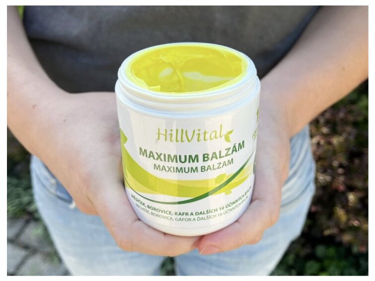 HillVital Maximum balzám na revma a bolest kloubů, 2x250ml