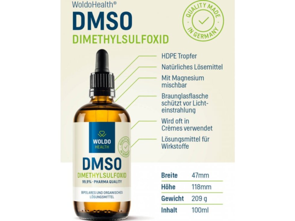 WoldoHealth® DMSO, 100ml