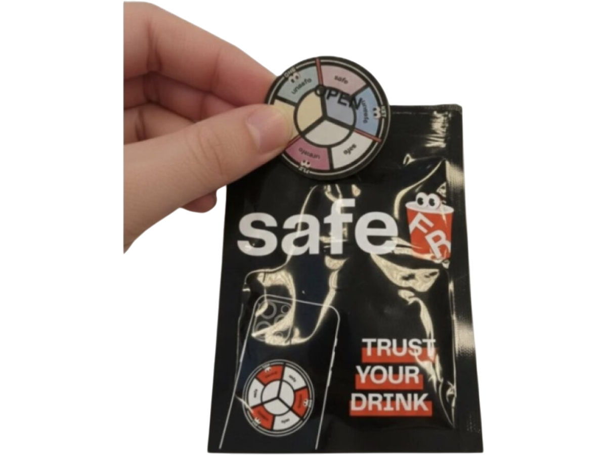 Drink Spiking Testovací samolepky na drogy v nápoji, 20 ks