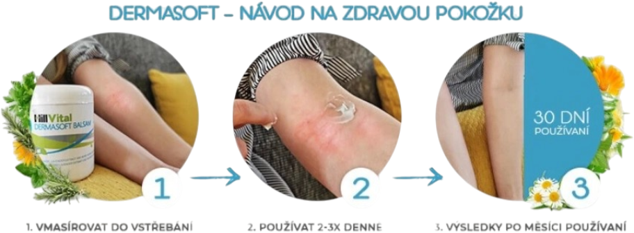 HillVital Dermasoft balzám, na kožní problémy, 2x250 ml