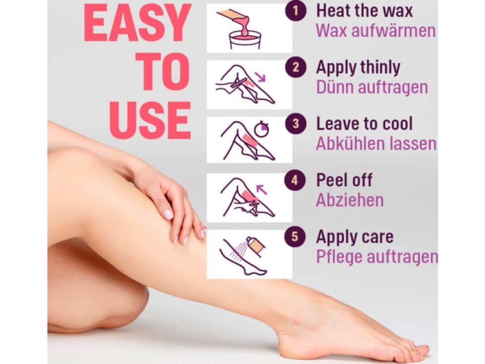 WoldoHealth® Depilační vosk zrnka Rose, 800g