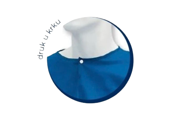 Operační košile s krátkým rukávem, XS-4XL, netkaná, nesterilní (jednorázové)