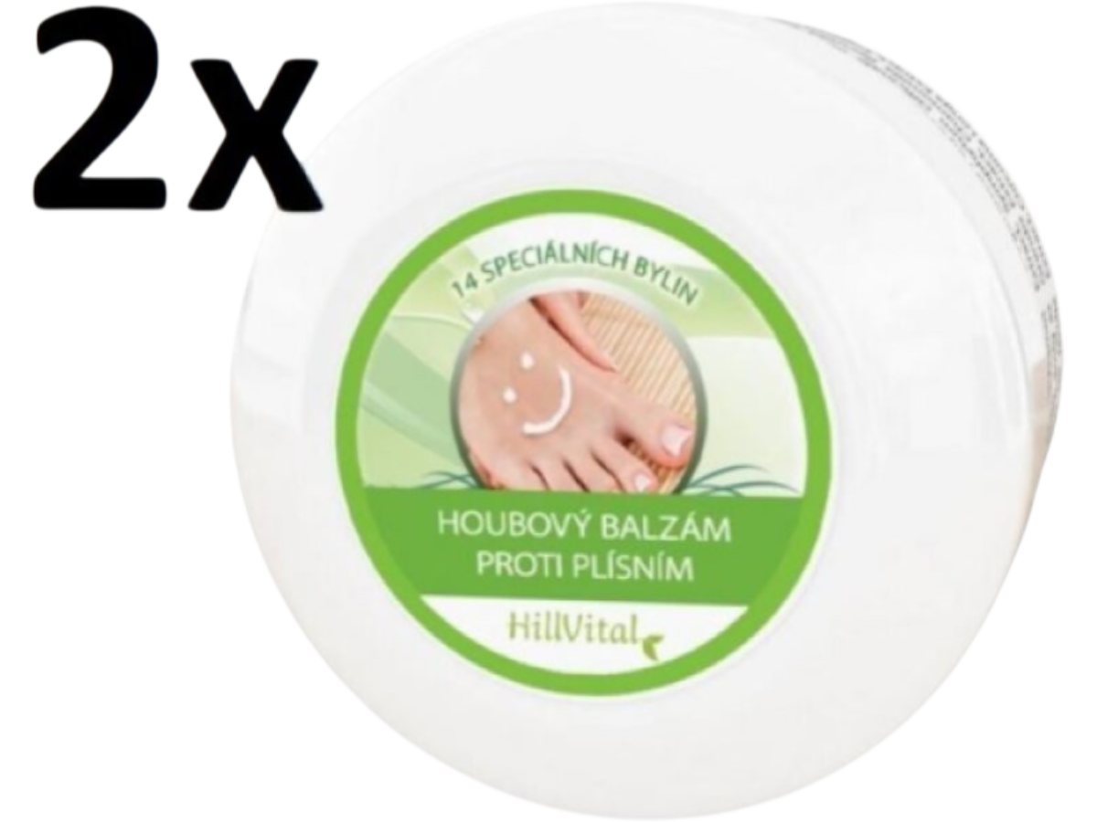 HillVital houbový balzám proti plísním, 2x 60g