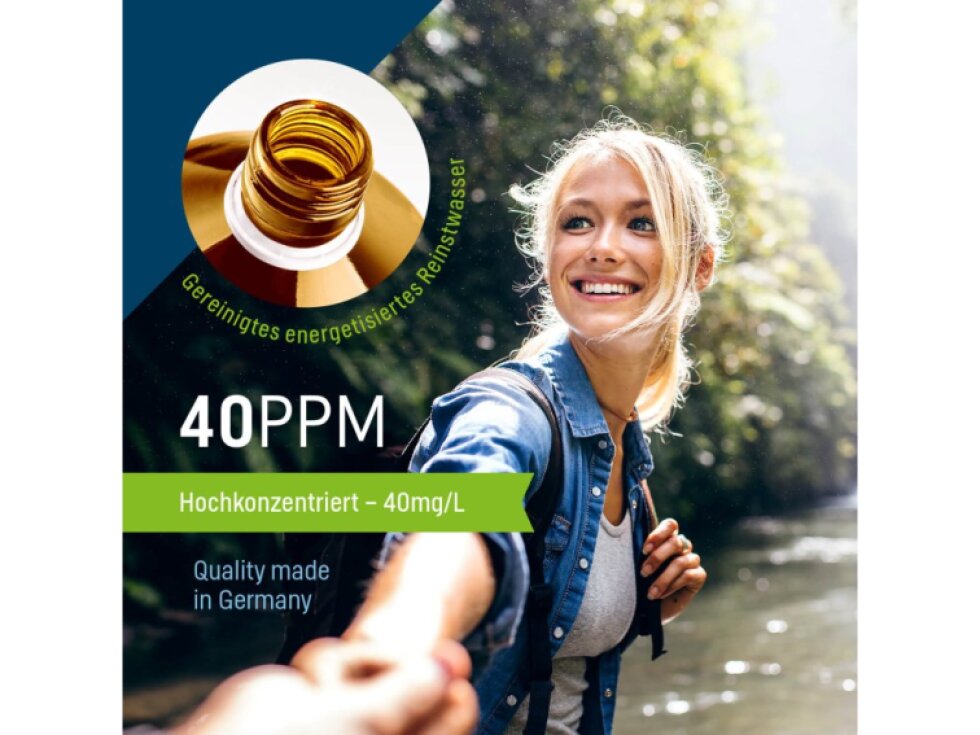 WoldoHealth® ® Koloidní stříbro 40 ppm, 500ml